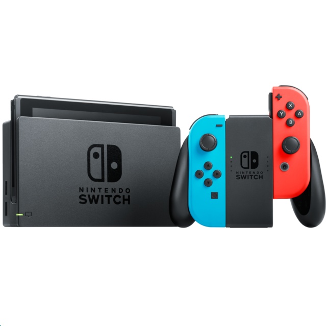 Nintendo Switch V2 닌텐도 스위치 (Neon Blue And Neon Red Joy‑Con) - Expansys Korea