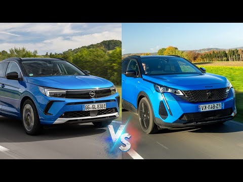 New 2022 Opel Grandland vs Peugeot 3008 | Crossover SUV Cousins match | Visual Comparison